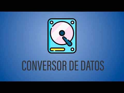 Cómo usar el Conversor de Datos en Windows