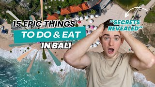 Ultimate Bali Guide 15 Things To Do & Eat in Uluwatu
