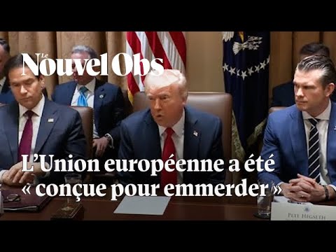 Pour Donald Trump, « l'Union européenne a été conçue pour emmerder les Etats-Unis »