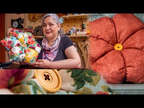 Como hacer COJINES DECORATIVOS, ELEGANTES, fáciles de hacer/COJIN FLOR CON LUZKITA paso a paso.