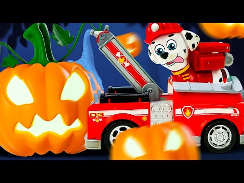 Halloween pour enfants🦇🎃Le monstre de la citrouille a attaqué la ville! Jeux avec la Pat Patrouille