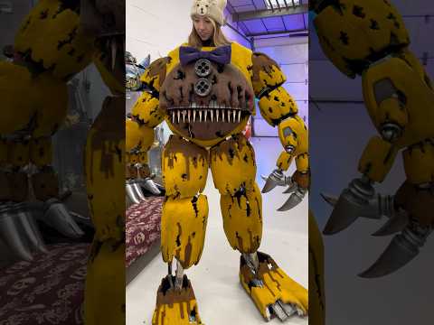 Making his chest even more Nightmare! #fnaf #fivenightsatfreddys #nightmarefredbear #cosplay