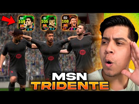 Así JUEGA el TRIDENTE de la MSN *Messi, Suarez & Neymar* 🤩⚽ | eFootball