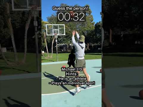 Make a shot....get a guess...can Zach do it? 🏀
