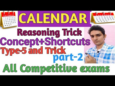 Calendar | Calendar Problems Tricks| Calendar Reasoning/ Concept/ Problems Questions/Solutions/