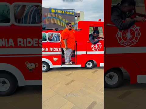 The fat man could not get on the red bus.#shorts