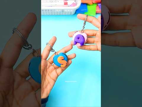 DIY cute 💗Best Friend💗 Clay Keychains #diy #shorts #youtubeshorts #art #squishy #keychain