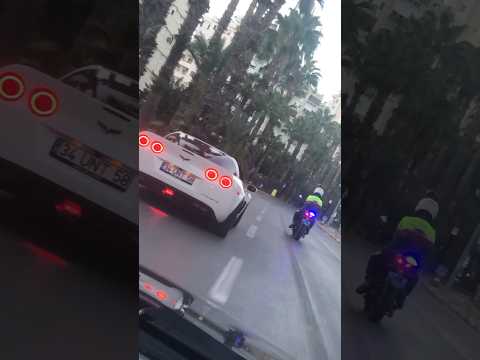ÜNAL TURAN CORVETTE POLİS ÇEVİRME EKSOZ❤️🇹🇷