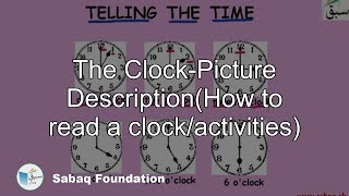 The Clock-Picture Description(How to read a clock)