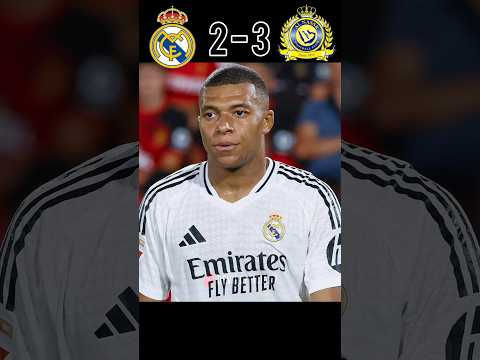 Ronaldo vs Mbappe Al Nassr vs Real Madrid Epic Match 🥶😱 #ronaldo #youtube #football #shorts