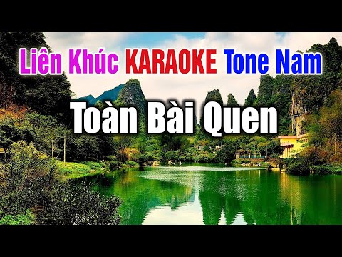 LK Thuyền Hoa Karaoke Tone Nam | Nhạc Sống Thanh Ngân – Nhạc Phối Mới 2022