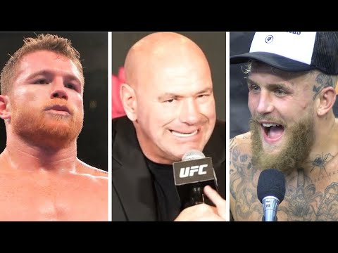 Dana White REACTS to Jake Paul vs Canelo Alvarez Cancellation, Turki Alalshikh Domination