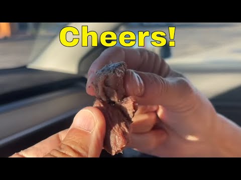 Carnivore Road Trip: Eating Steak While Charging Our Tesla 🥩⚡🚗