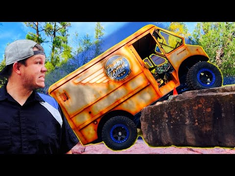 $100,000 Epic Off-Road Bread Van Climbs Insane Rock Wall!