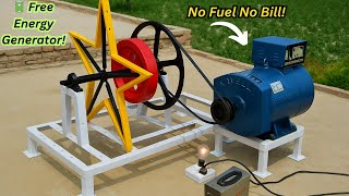 Free Energy Generator  No Fuel, No Bill  100% Real Working Model