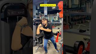 Gym Me Pehla Din ~ Sujal Thakral #shorts #ytshorts #youtubeshorts #funny