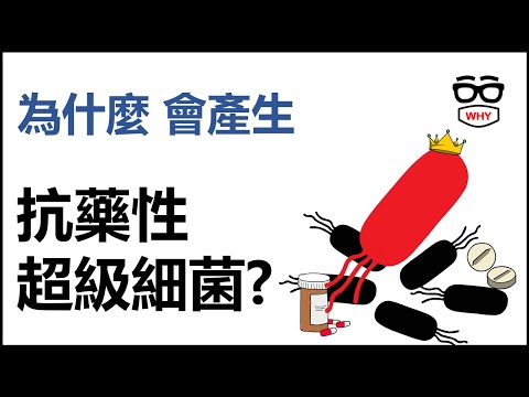 為什麼會產生抗藥性超級細菌? 你正在製造超級細菌嗎?|WHY WHITE科普小教室 - YouTube(3:44)