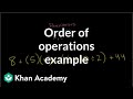 Order of Operations and Expressions