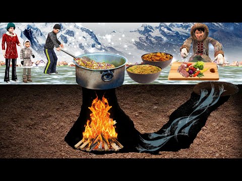 Winter Season Underground Food Cooking Challenge Hindi Kahani Hindi Moral Stories New Comedy Video