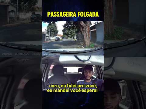 Que passageira folgada essa, viu #motoristadeaplicativo #99pop #uber