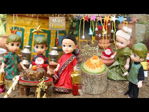 Miniature Meri Christmas Cake Special | Tiny Cooking | Mini Food Cooking