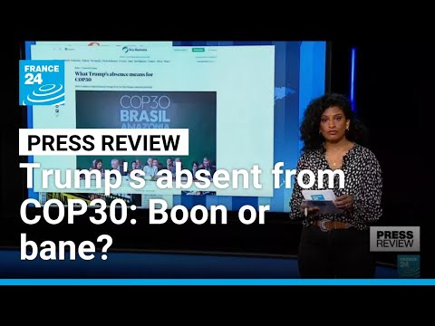 YouTube video thumbnail: Donald Trump's Absence From COP 30: Boon or Bane?