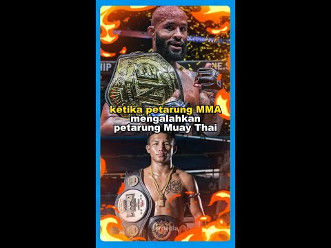 ketika petarung MMA mengalahkan petarung Muay Thai 🥊