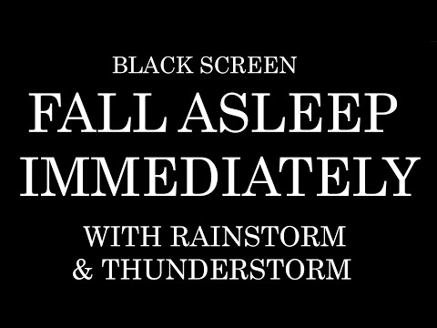 Rainy Night Solace: Thunderstorm for Total Relaxation and Calm