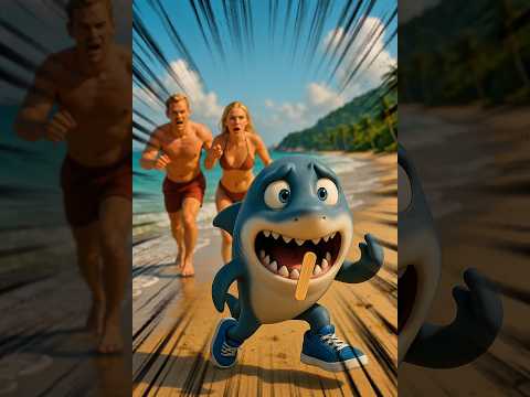 Cute shark tastes delicious ice cream for the first time #brainrot #tralalerotralala #anomali