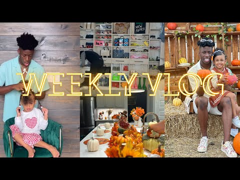 WEEKLY VLOG+ FALL DECOR+ SHOPPING + ORGANIZING + GROCERY RUN & MORE