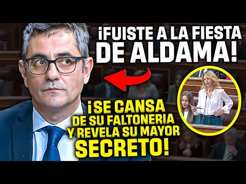 CAYETANA se HARTA de los INSULTOS de BOLAÑOS ¡¡Y REVELA QUE FUE A LA FIESTA ORGANIZADA POR ALDAMA!!