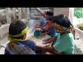 Traditional Rice Flour Milling Process