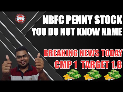 NBFC penny stock of only Re 1 for bottom fishing | multibagger penny stocks | share market news