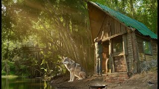 Building a Cabin by a Remote Lake #5 | The First Window to My Cabin