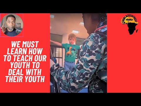 Racist white boy bullies Black Teenager and Mother response to white boy