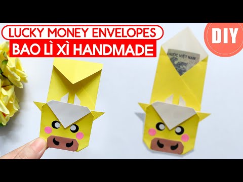 HOW TO MAKE LUCKY RED ENVELOPE FOR LUNAR NEW YEAR /...