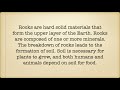 Soil and Mineral Resources Assessment