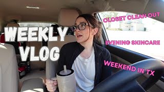 A WEEK IN MY LIFE | trader joes, skincare routine, decluttering | Liza Adele