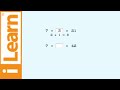 Finding Missing Factors in Equations