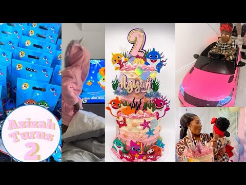 MY DAUGHTER’S 2ND BIRTHDAY PARTY VLOG -  BABY SHARK THEMED 🥳