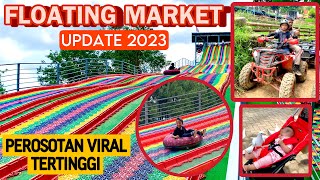 NAIK PEROSOTAN VIRAL RAINBOW SLIDE DI FLOATING MARKET LEMBANG BANDUNG !!! REVIEW TERBARU 2023