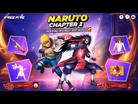 NARUTO CHAPTER 2 FREE FIRE l FREE FIRE NEW EVENT l FF NEW EVENT l NARUTO X FREE FIRE CHAPTER 2