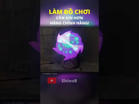 Chế tạo đồ chơi còn xịn hơn hàng chính hãng!!! #pokemon #ShinoB