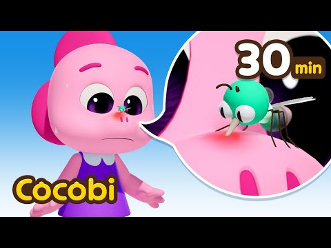 A Mosquito Bites Baby Dinos!😩Cocobi Color Videos for Kids | + Compilation