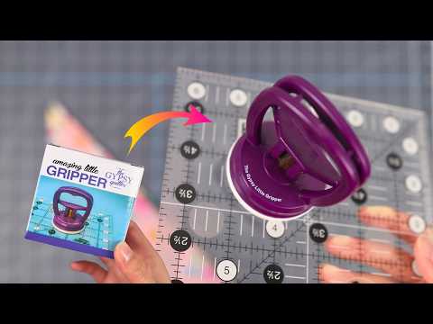 The Gypsy Quilter Amazing Little Gripper Tool for Rulers & Templates