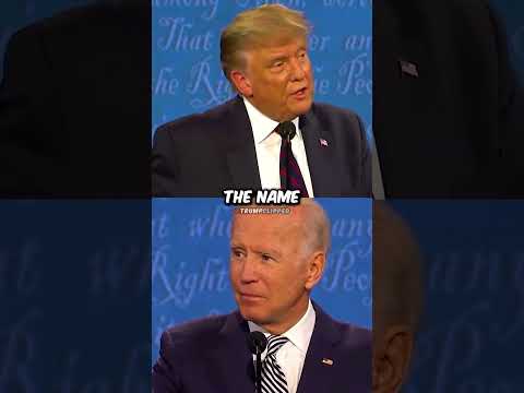 Donald Trump Roasting Joe Biden during Debate