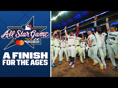The DRAMATIC finish to the 2025 All-Star Game! (ENTIRE 9th inning and swing-off!)