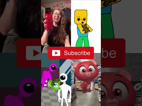 WANT A SMALL GUMMY BEAR ?? | Original VS. Roblox VS. Among Us VS. 3D Animation