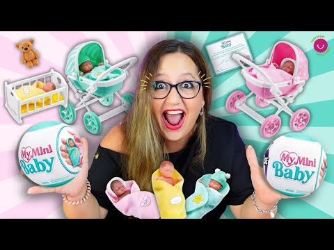 💖¡¡Mini Bebés SORPRESA de SILICONA!!🧸Abriendo bolitas My Mini Baby de Zuru