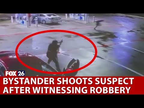 Houston man shot, killed trying to rob someone at gas station
